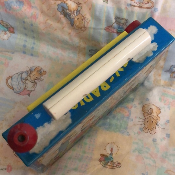 Vintage (2) Fisher-Price Music Box Teach Time Clock & Radio - Both WORK GREAT! - Picture 10 of 13